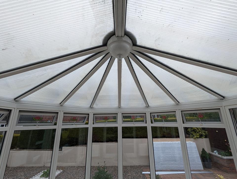 Ballynahinch - Before Transformation | Snugroom NI Conservatory Roof Insulation Conversion